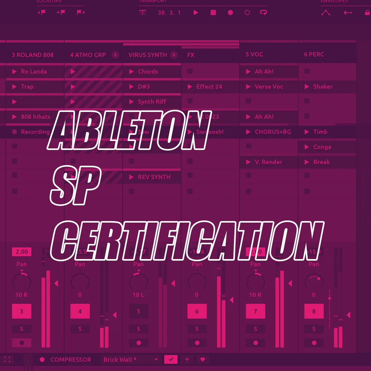 Ableton SP Certificate Sonopro
